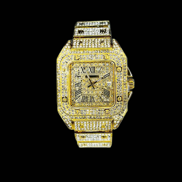 Cartier Santos Date Gold ICED