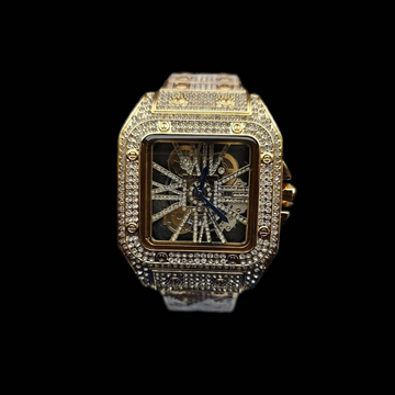 Santos Skeleton Iced Out ( High Grade )