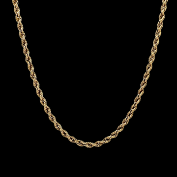 ROPE CHAIN GOLD STAINLESS STEEL